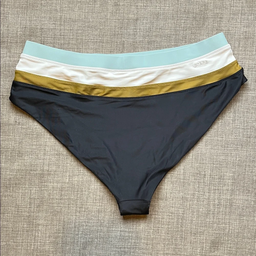 Prana Baja Bound Color Block Bikini Set L/XL New